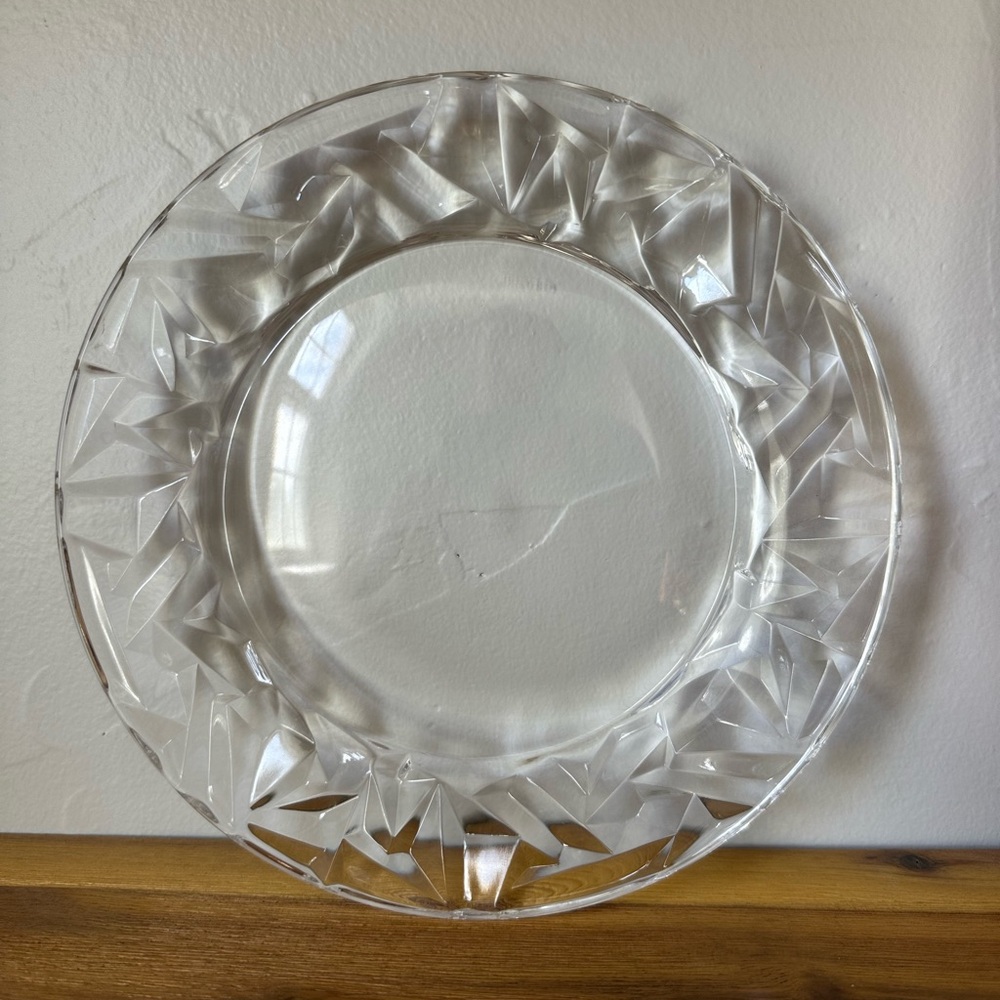 Tiffany & Co. Clear Glass Plate